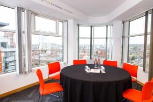 the studio conference meetings and events venue Leeds room Hide