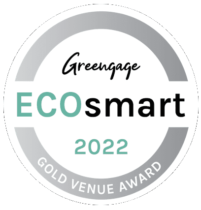 Proud to be accredited with the Greegage ECOsmart accreditation across all four of our venues